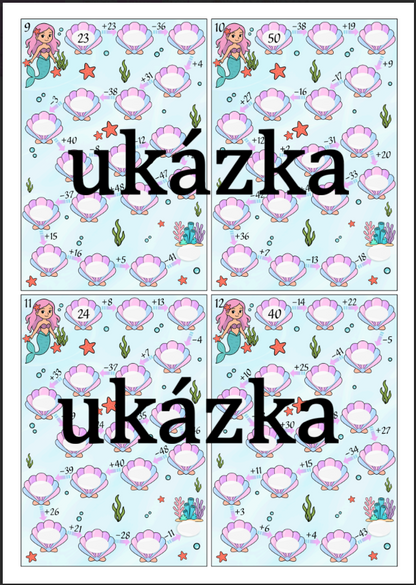 Matematické řetězce  – mořský svět