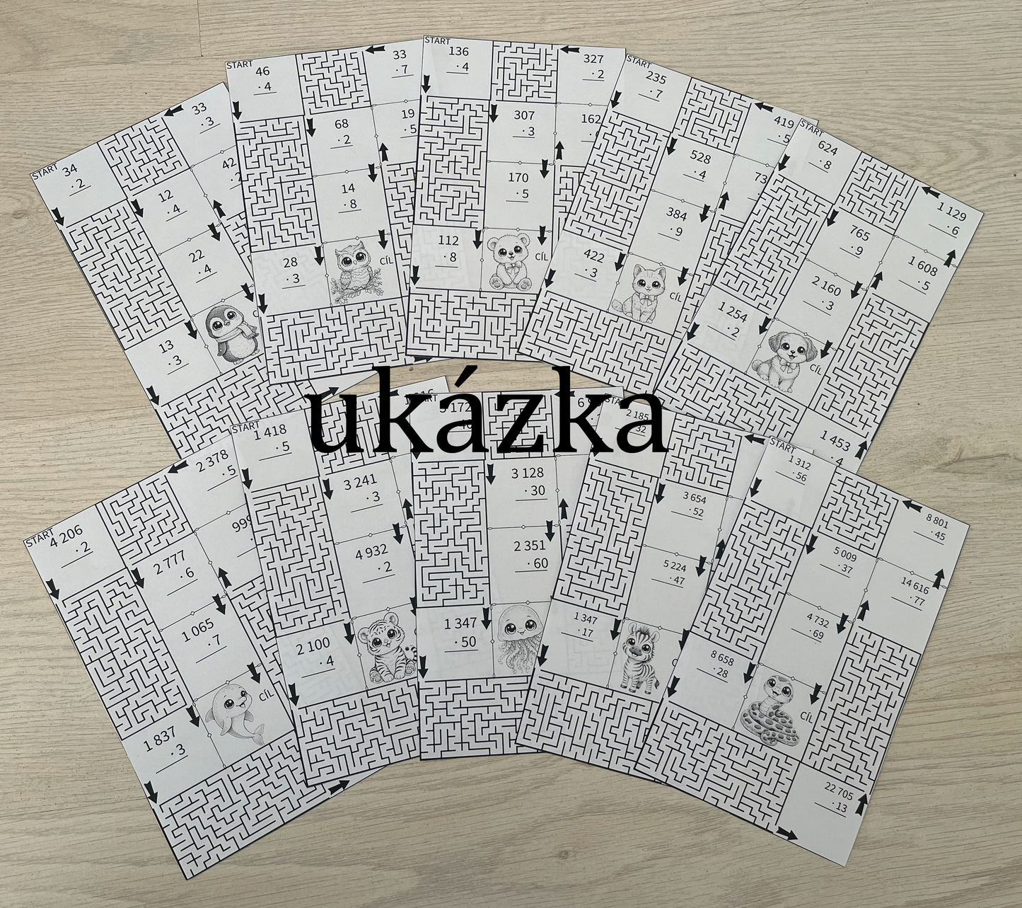 Bludišťová matematika 2